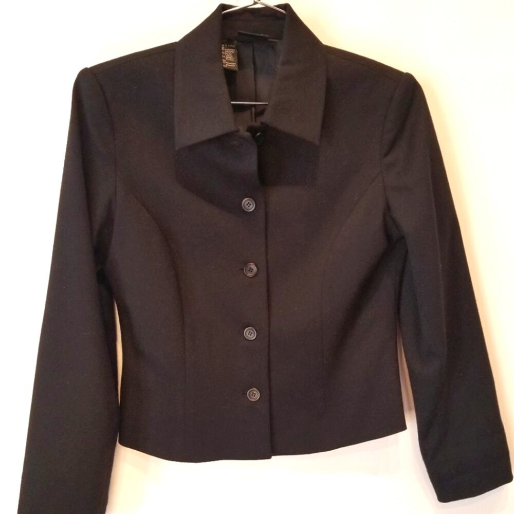 Boutique Europa Suit Jacket Black Tall 6T
